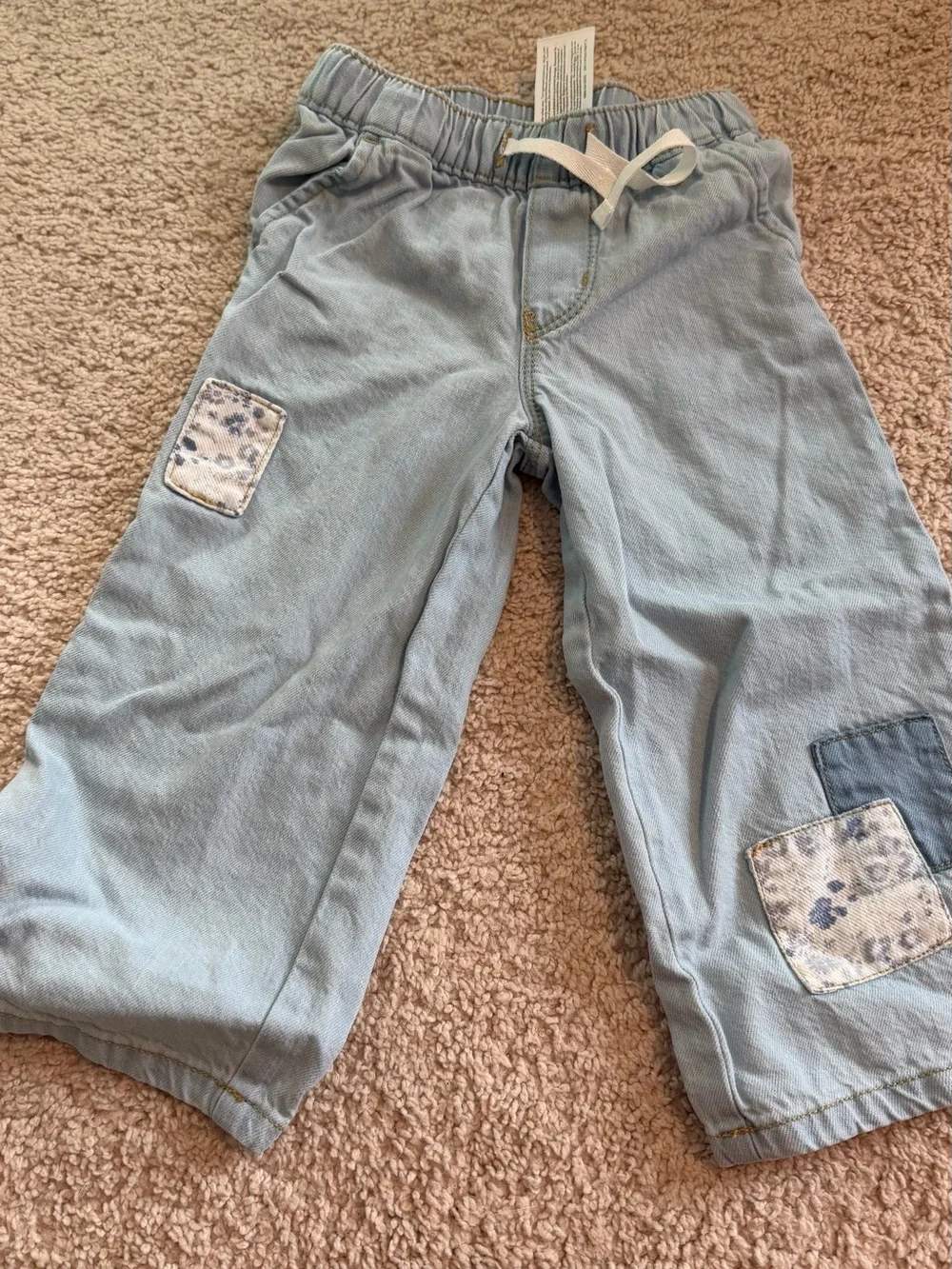 OshKosh B'gosh Light Blue Jeans with Patch Accents